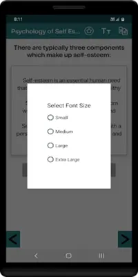 Psychology of Self Esteem android App screenshot 0